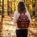 Großer Lederrucksack