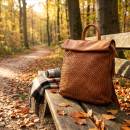 női hátizsák bőr