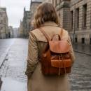 leather backpack womens