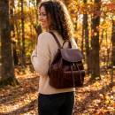 Mochila Cuero Mujer