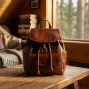 bőr női hátizsák