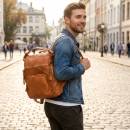 sac a dos cuir homme