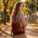 leather backpack for women