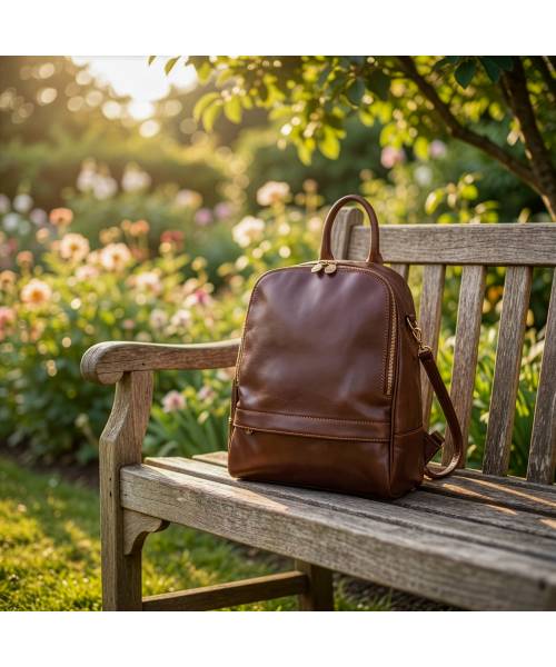leather backpack for women