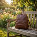leather backpack for women