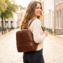 leder rucksack damen