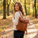 rucksack damen leder