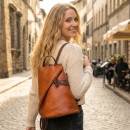 leder rucksack damen