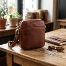 leren schoudertas heren