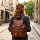 large Leather Backpack
