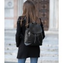 Convertible Leather Backpack