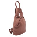 zaino in vera pelle donna