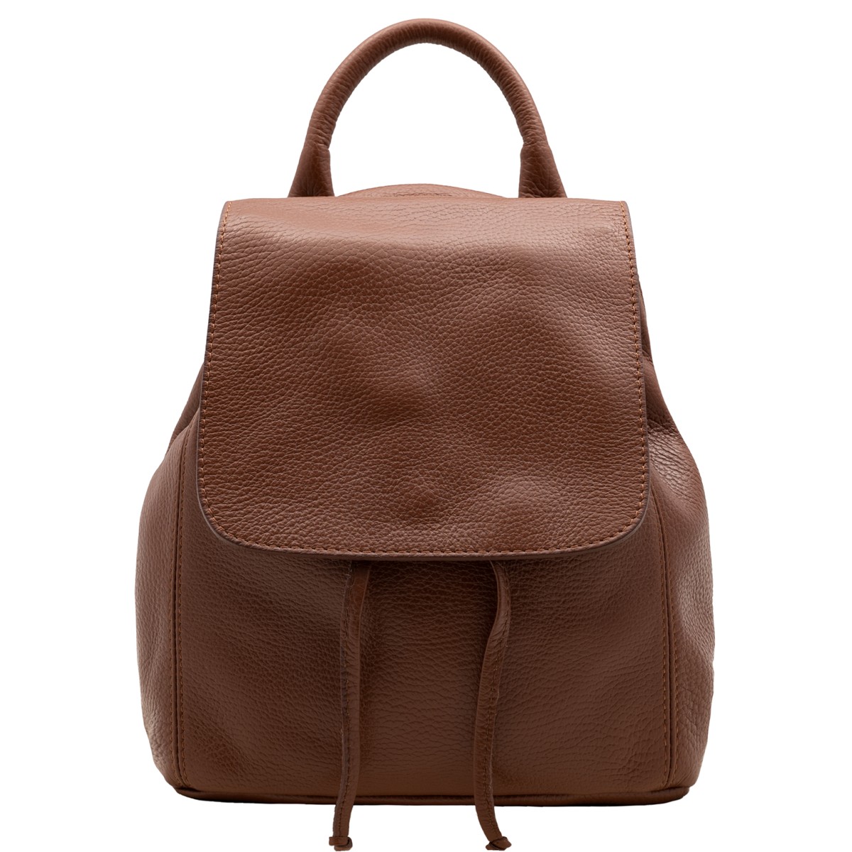 Soft Leather Convertible Backpack Purse