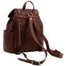 real leather backpack womens