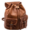 leather backpack