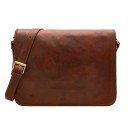 Leather Messenger Bag